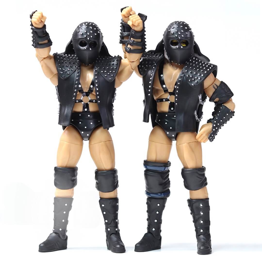 WWE Unsanctioned Classic Superstars (Ringside Exclusive) - Demolition: Ax & Smash (Schwarz & Gelb)