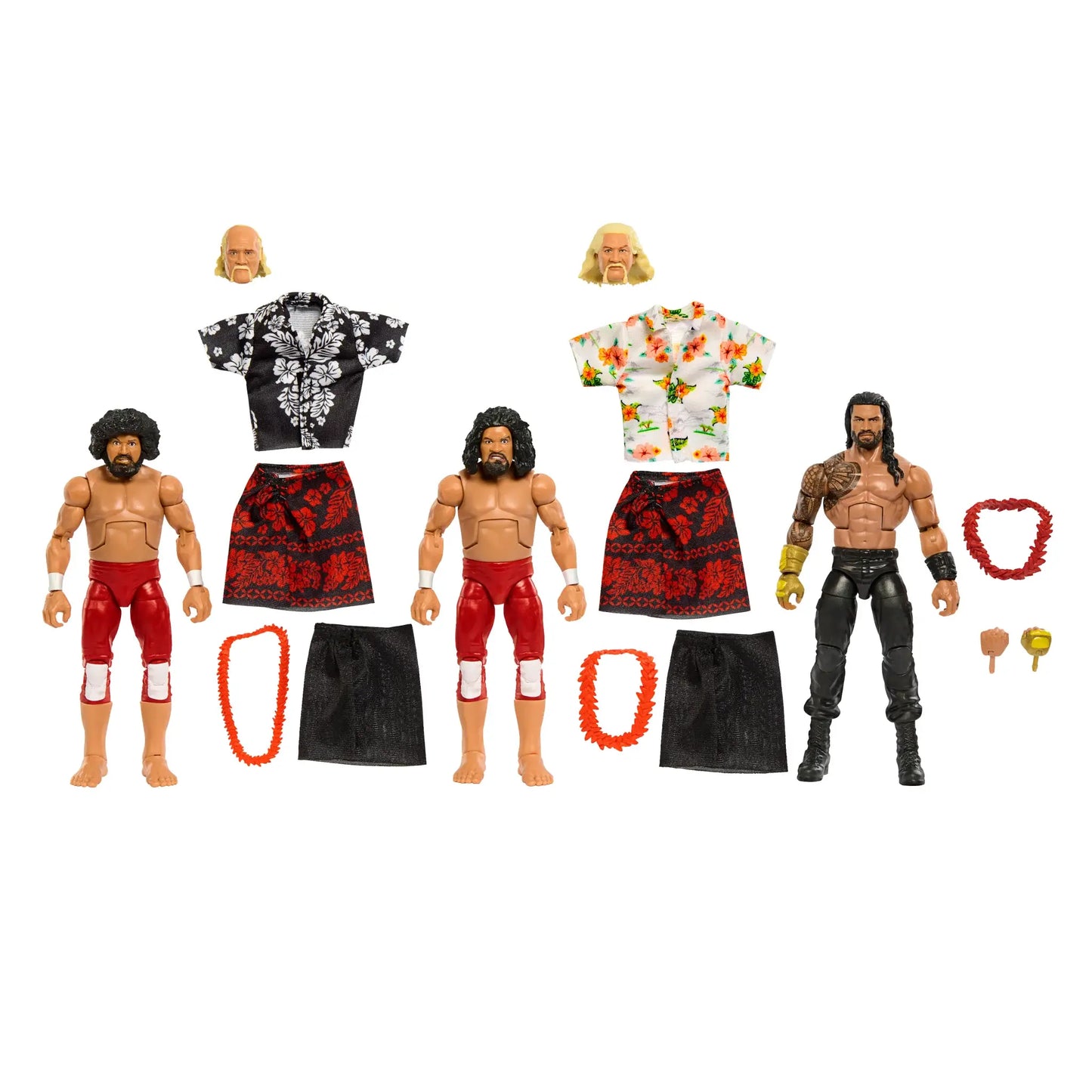 WWE Elite Samoan Dynasty 3-Pack (Exclusive) - Afa, Sika & Roman Reigns
