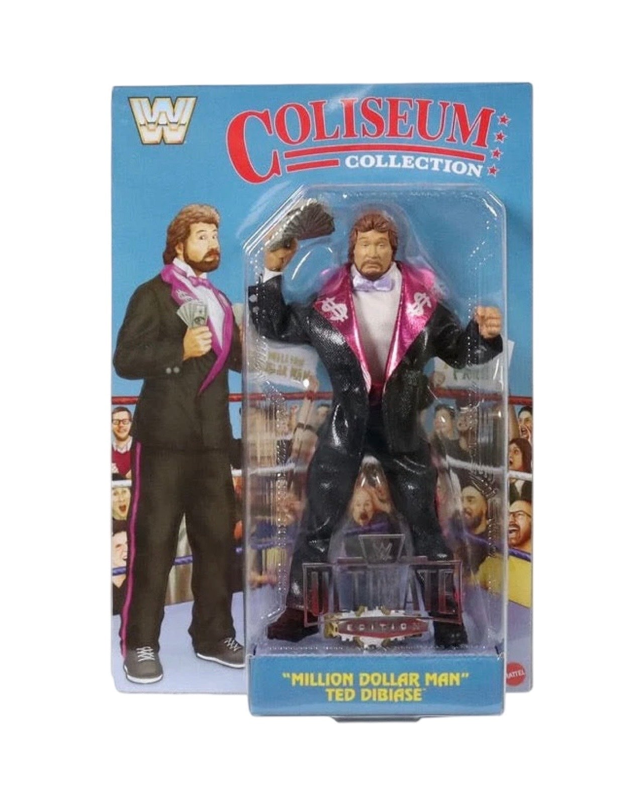 WWE Mattel 2024 Ultimate Edition Coliseum Collection Serie 5 2-Pack - Ricky "The Dragon" Steamboat & "The Million Dollar Man" Ted DiBiase