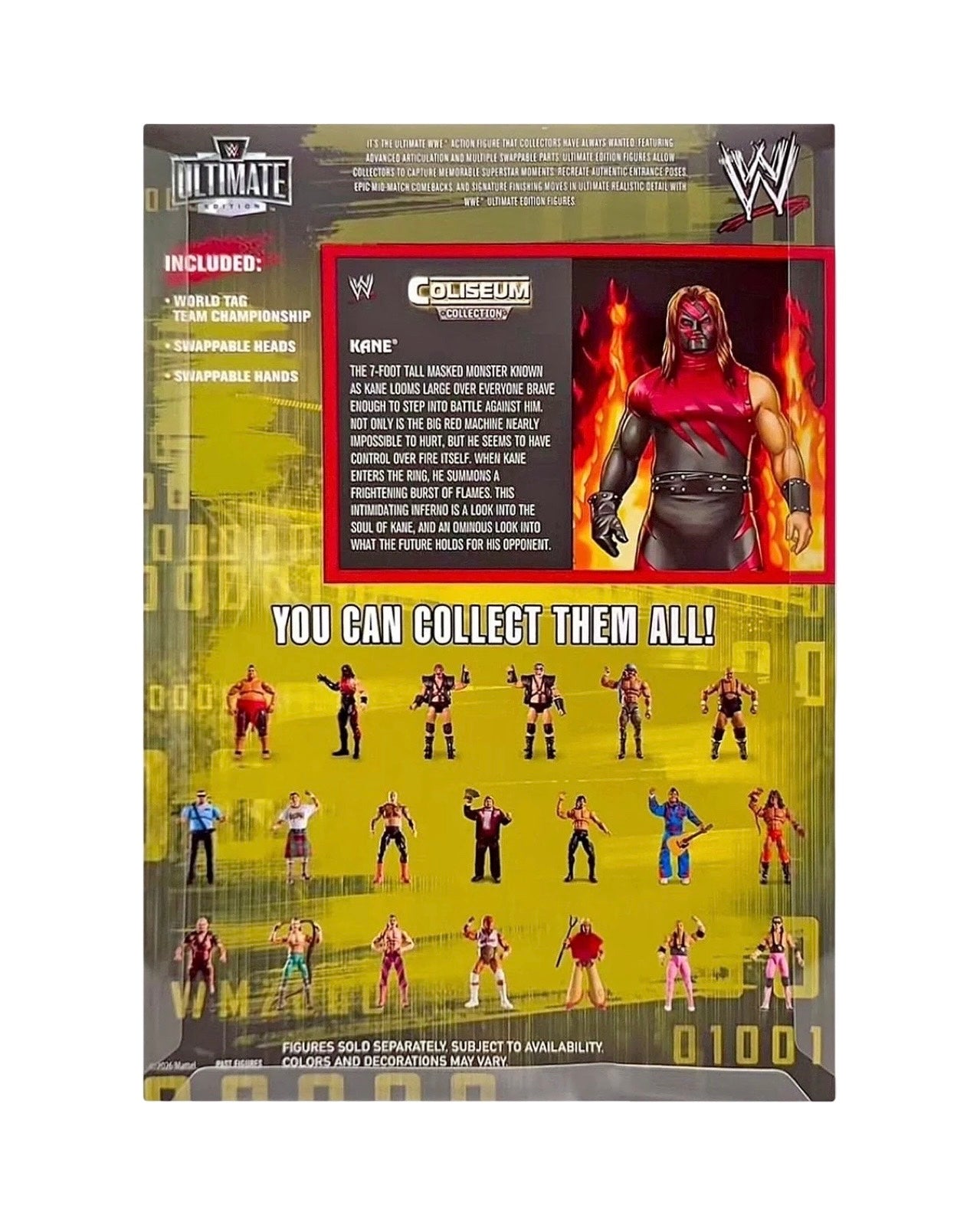 WWE Mattel Ultimate Edition Coliseum Collection Ringside Exclusive - Kane (Pre-Order)