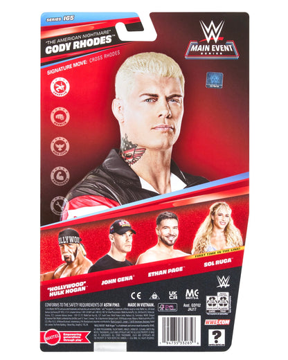 WWE Mattel Main Event 165 - "The American Nightmare" Cody Rhodes