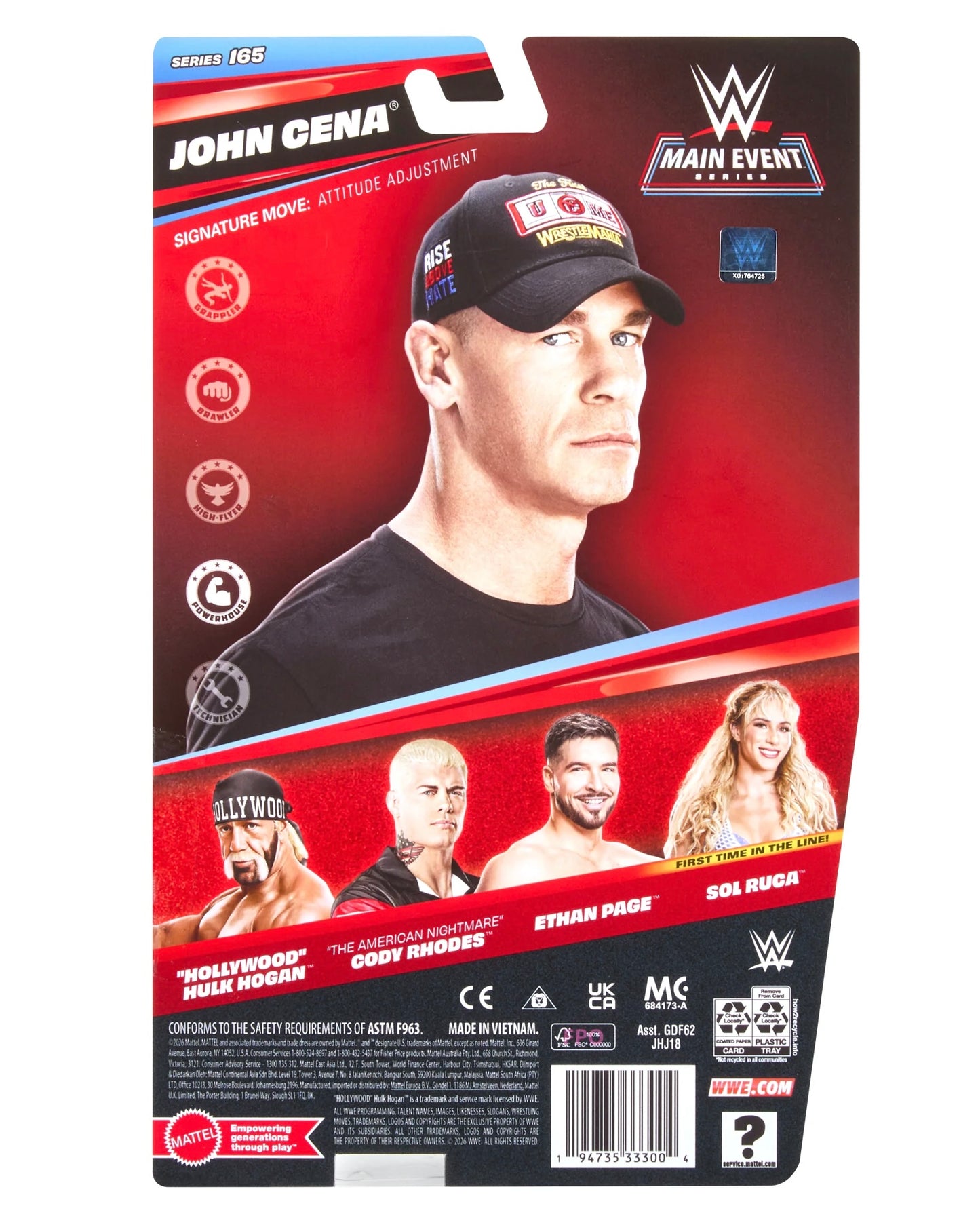 WWE Mattel Main Event 165 - John Cena