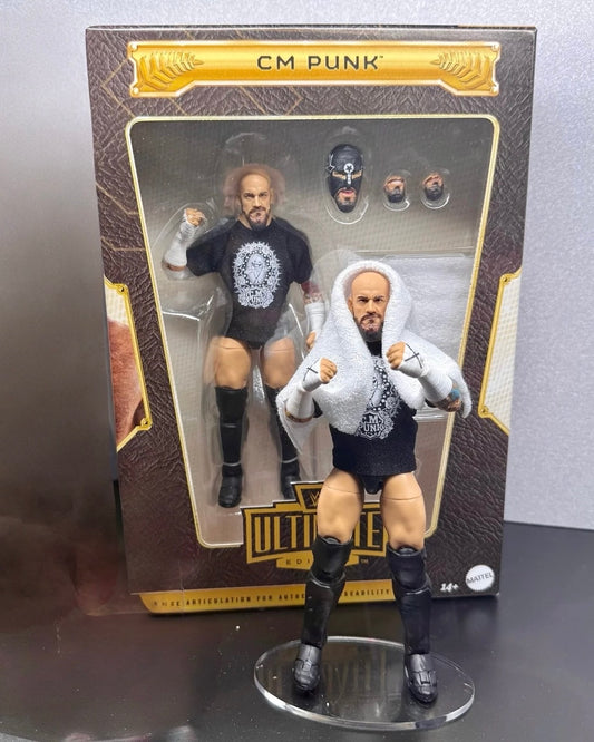 WWE Mattel Ultimate Edition Ultimate Moments Serie 1 (Ringside Exclusive) - CM Punk (Pre-Order)
