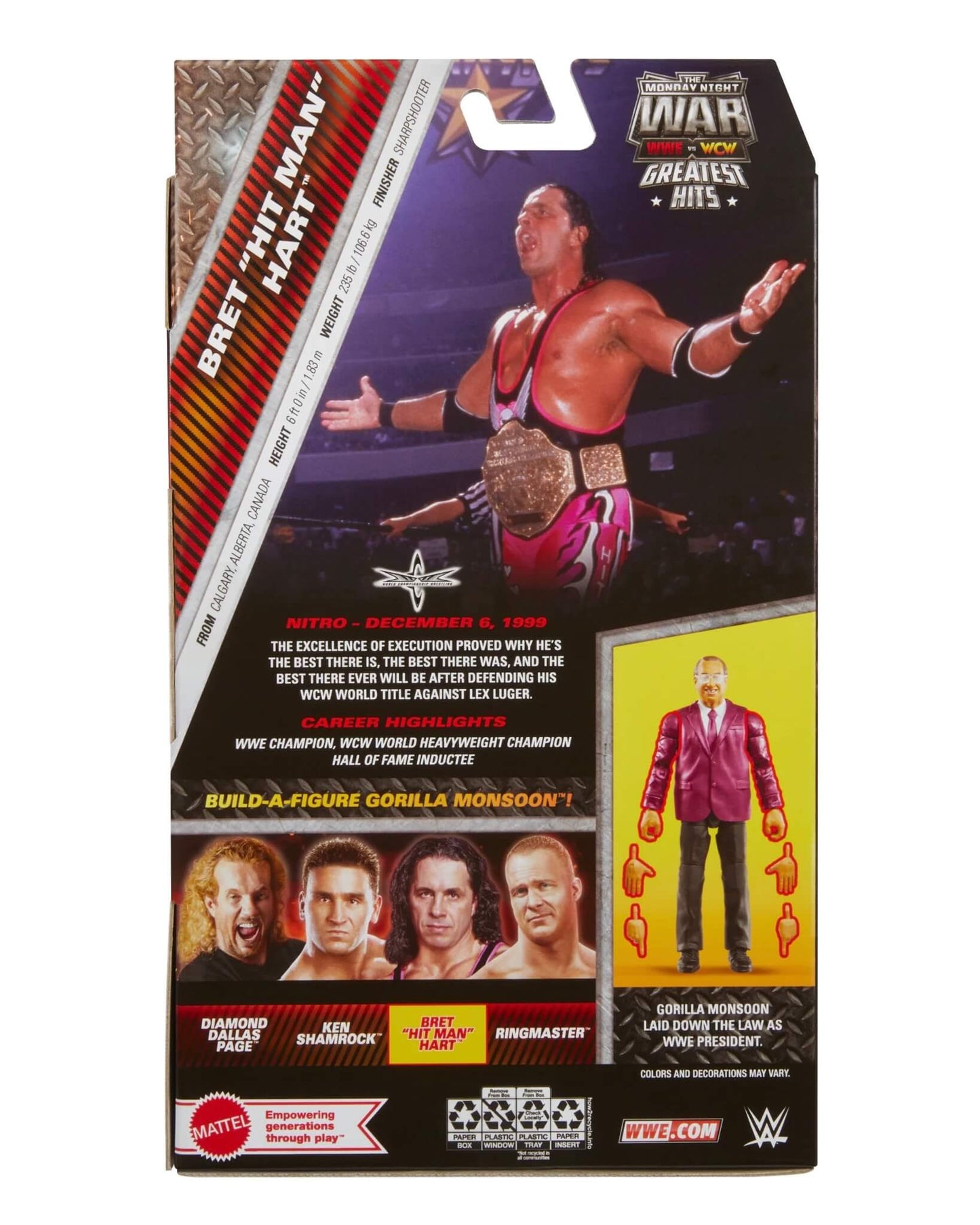 WWE Elite Monday Night War Greatest Hits 2 - Bret "Hitman" Hart