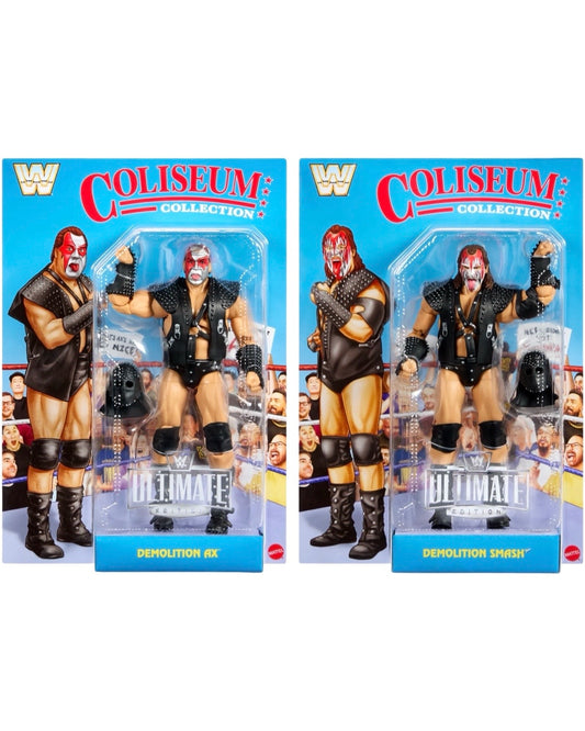 WWE Mattel Ultimate Edition Coliseum Collection Serie 9 2-Pack Ringside Exclusive - Demolition Ax & Smash