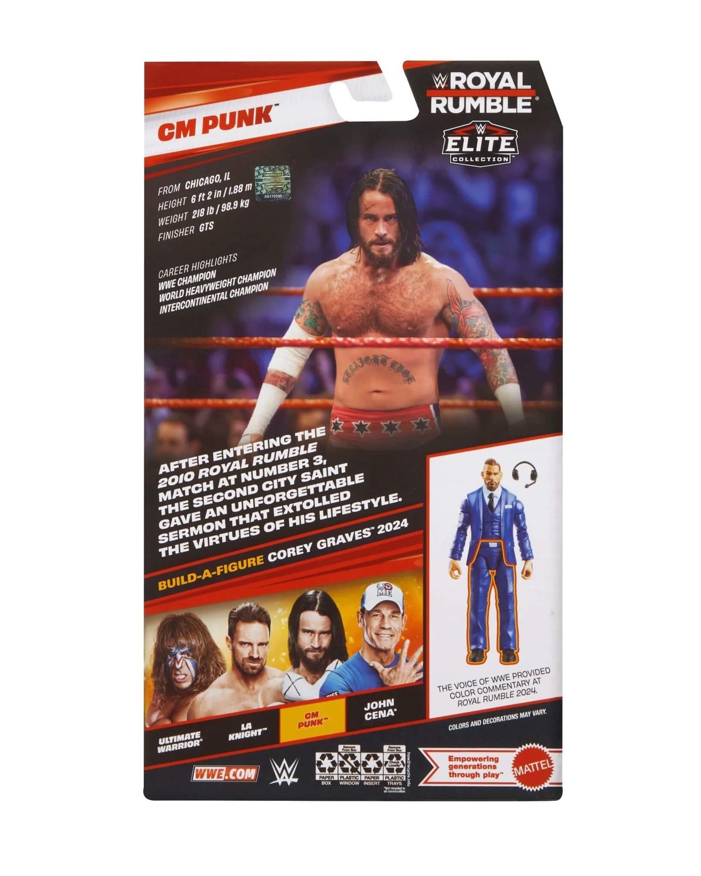 WWE Elite Royal Rumble 2025 - CM Punk