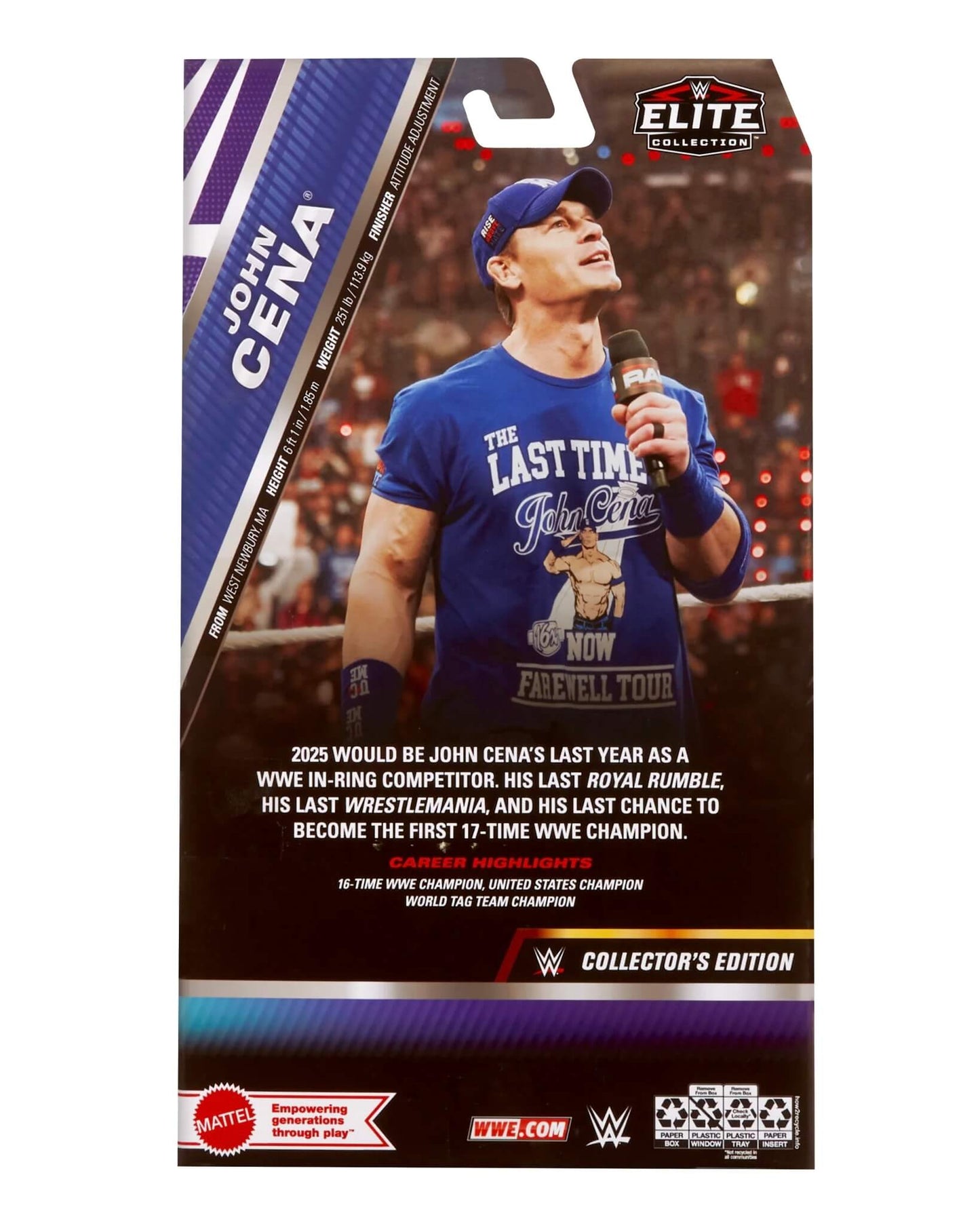 WWE Elite 119  - John Cena (Collectors Edition)