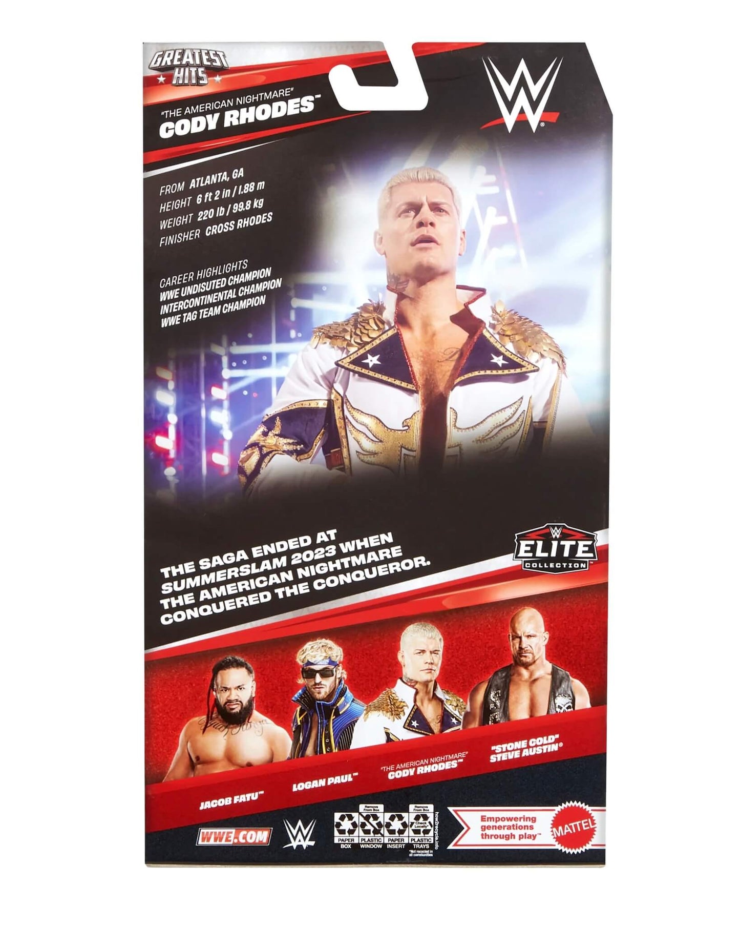 WWE Elite Greatest Hits 9 - "The American Nightmare" Cody Rhodes