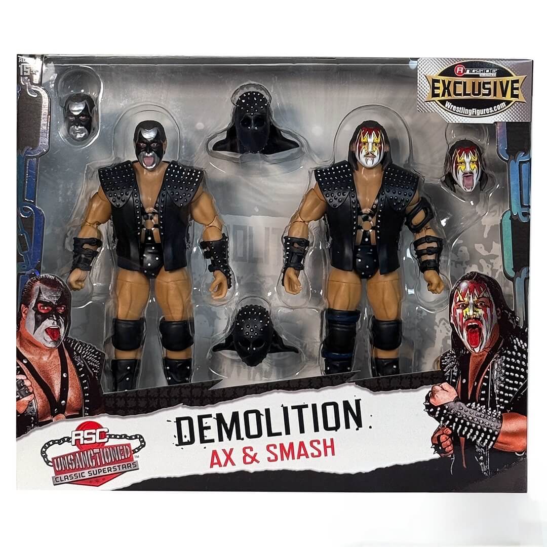 WWE Unsanctioned Classic Superstars (Ringside Exclusive) - Demolition: Ax & Smash (Schwarz & Gelb)