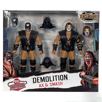 WWE Unsanctioned Classic Superstars (Ringside Exclusive) - Demolition: Ax & Smash (Schwarz & Gelb)