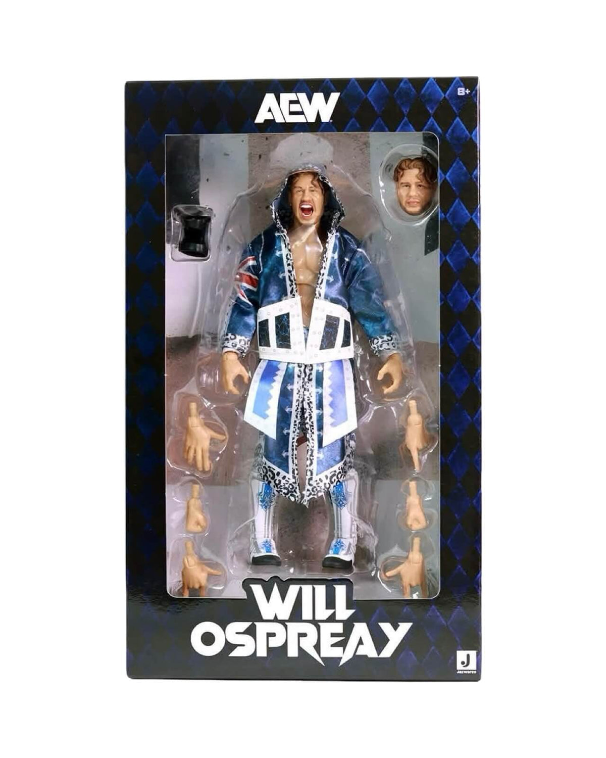 AEW Jazwares Ringside Exclusive - Will Ospreay (Blue & White)
