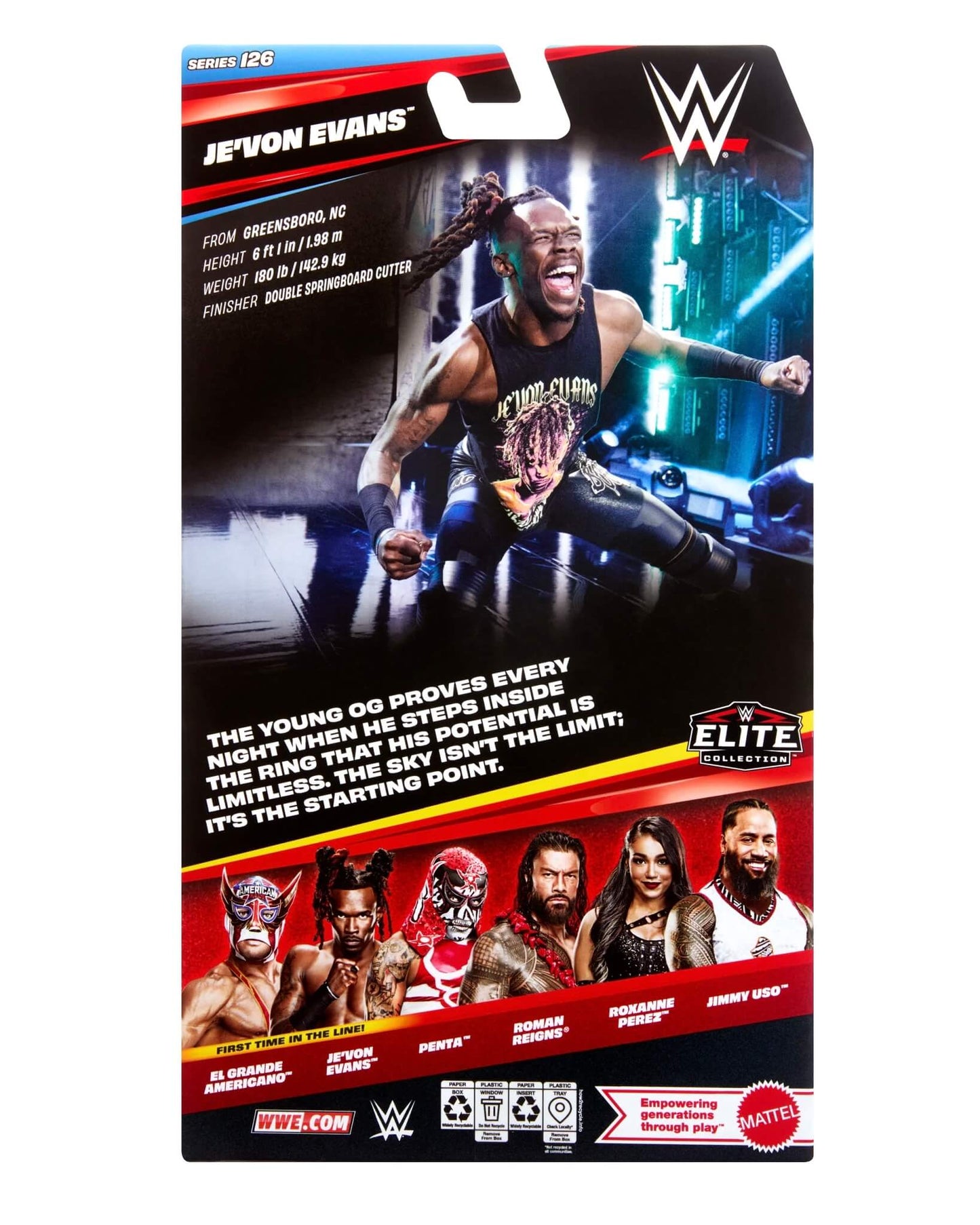 WWE Elite 126 - JeVon Evans (Pre-Order)