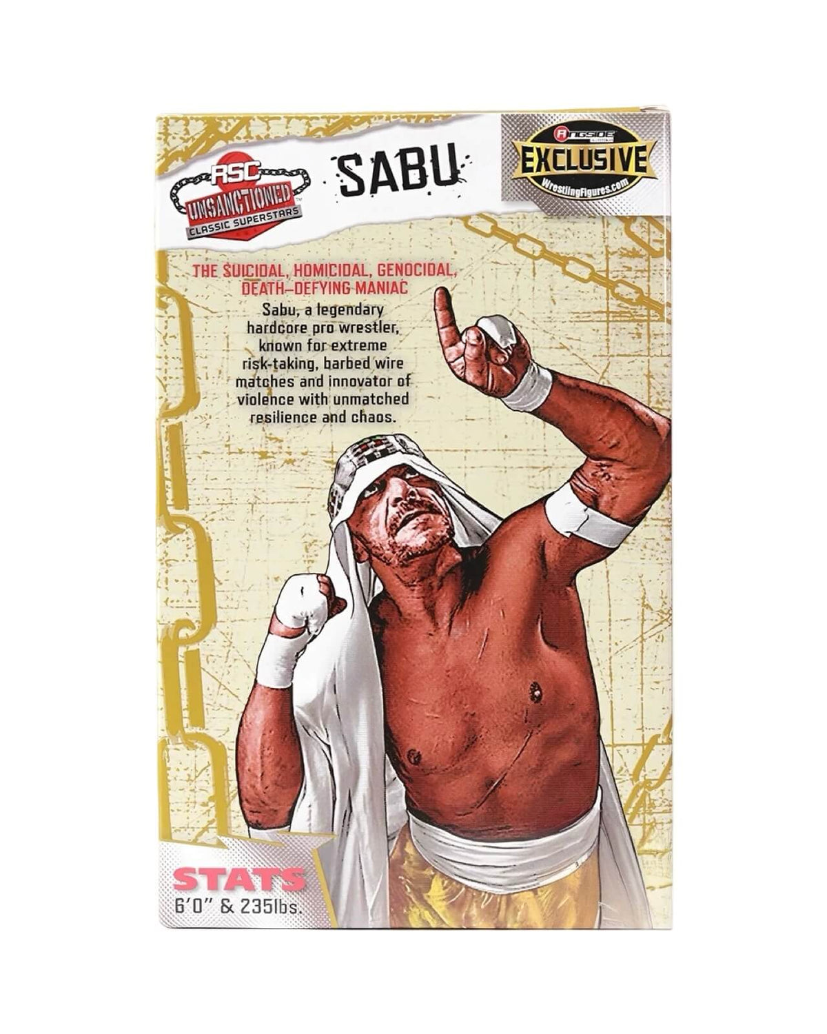 Unsanctioned Classic Superstars (Ringside Exclusive) - Sabu (Gold)