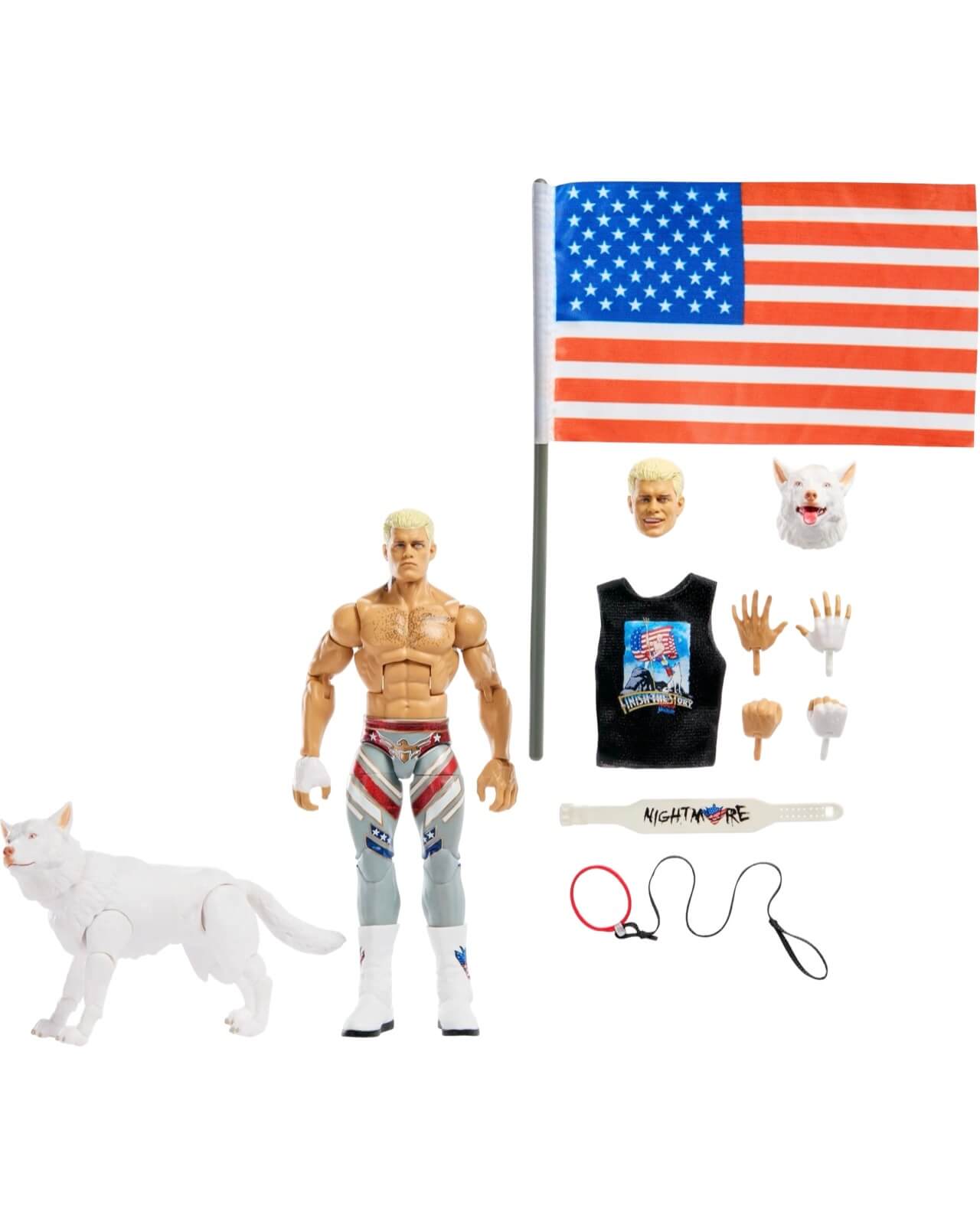 WWE Elite "Finish the Story" 2-Pack (Ringside Exclusive) - "The American Nightmare" Cody Rhodes und Pharaoh