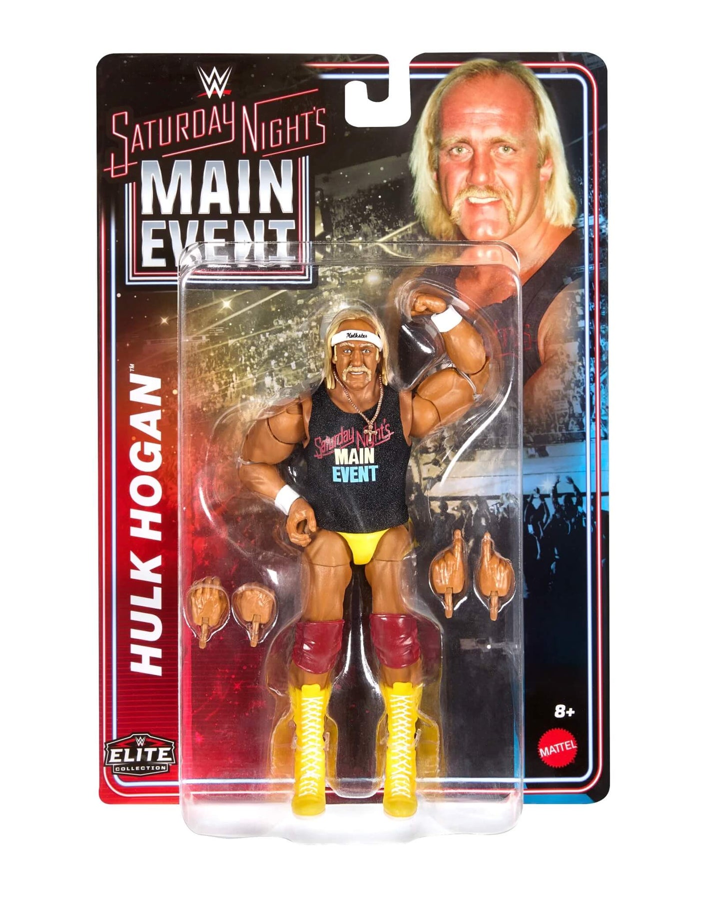 WWE Mattel Elite Saturday Nights Main Event Serie 1 - Hulk Hogan