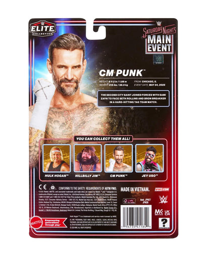 WWE Mattel Elite Saturday Nights Main Event Serie 1 - CM Punk