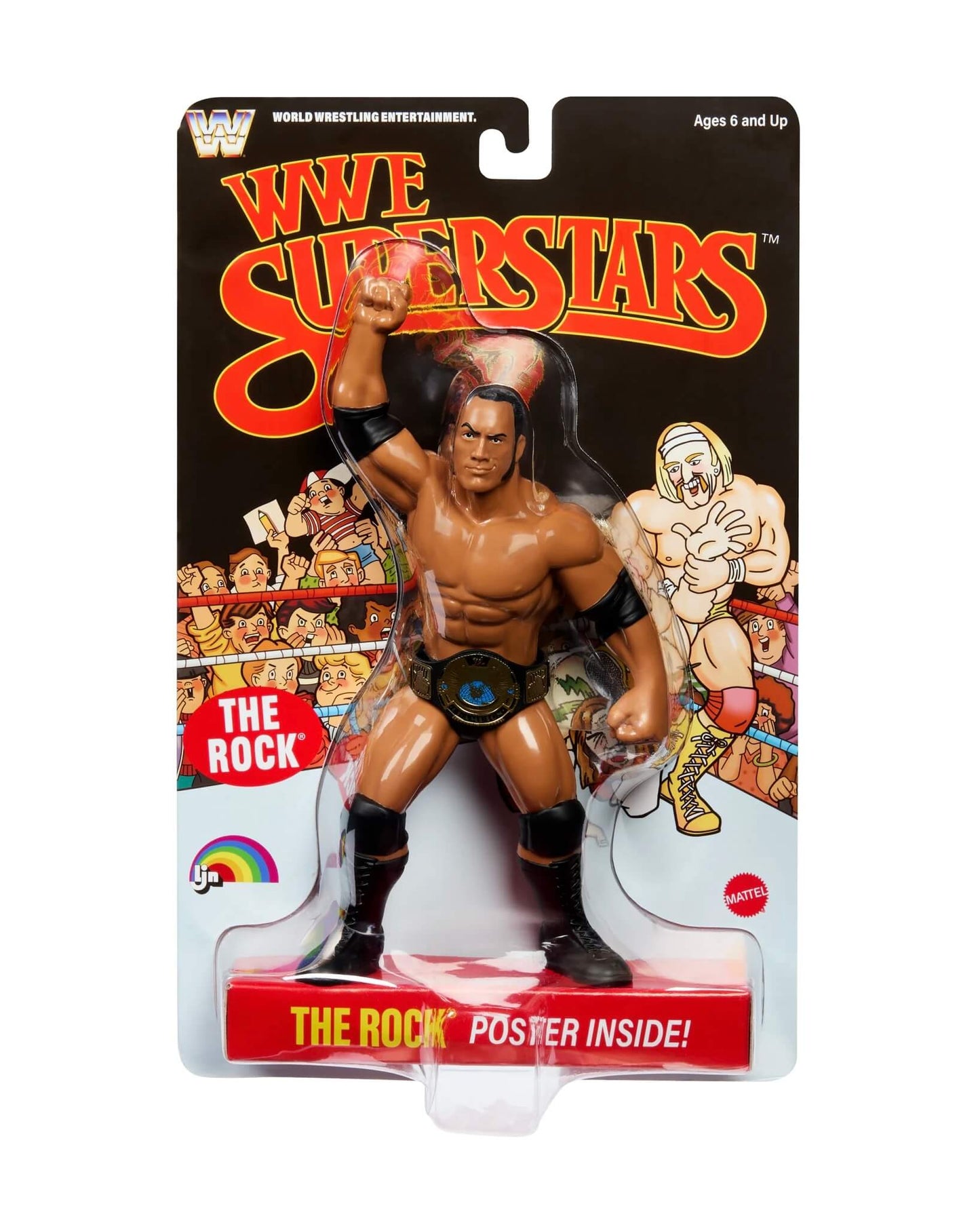 WWE Mattel LJN Superstars Serie 3 - The Rock (Chase - Variante)