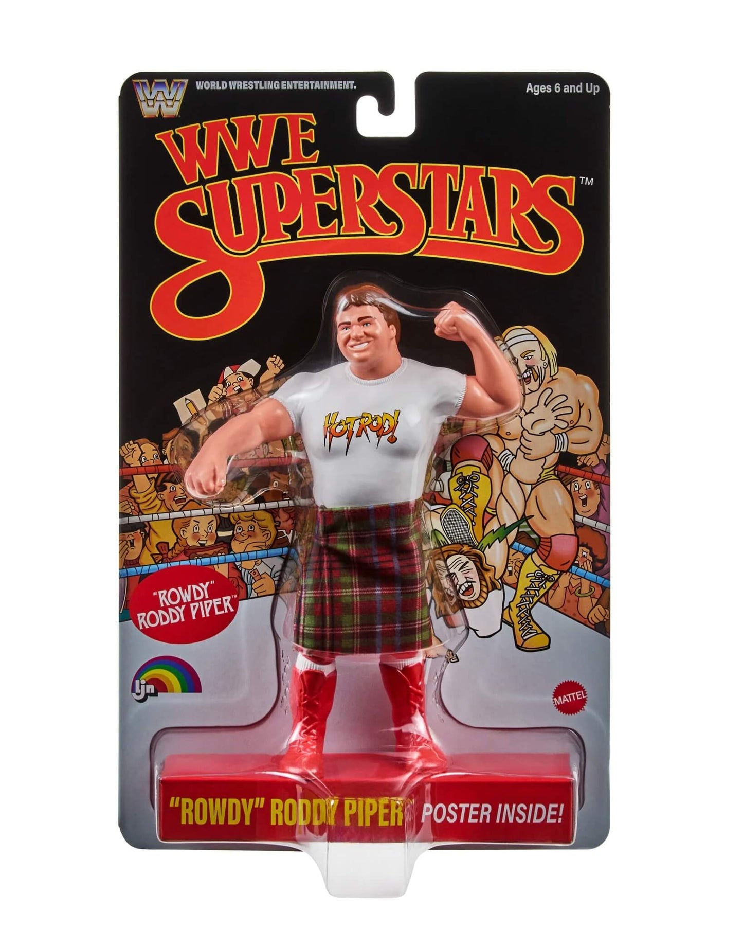 WWE Mattel LJN Superstars Serie 3 - "Rowdy" Roddy Piper (Chase - Variante)