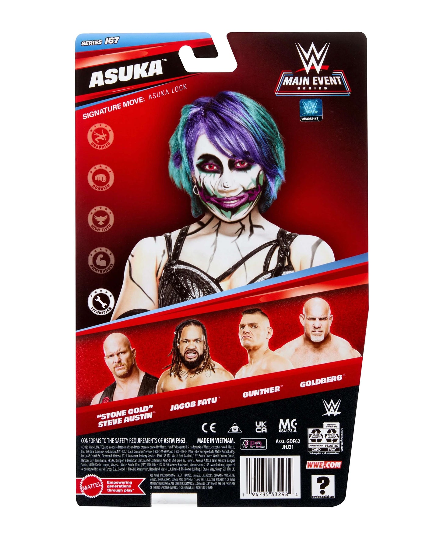 WWE Mattel Main Event 167 - Asuka