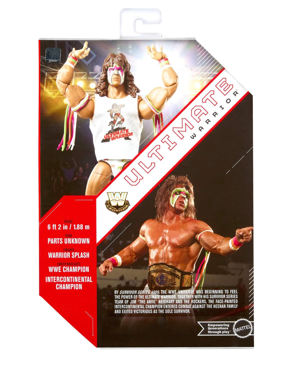 WWE Mattel Ultimate Edition Legends Exclusive - Ultimate Warrior