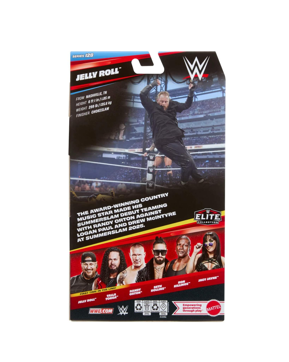 WWE Mattel Elite 128 - Jelly Roll (Pre-Order)