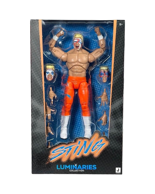 AEW Jazwares Luminares Collection (Ringside Exclusive) - Sting (Orange Tights) (Pre-Order)