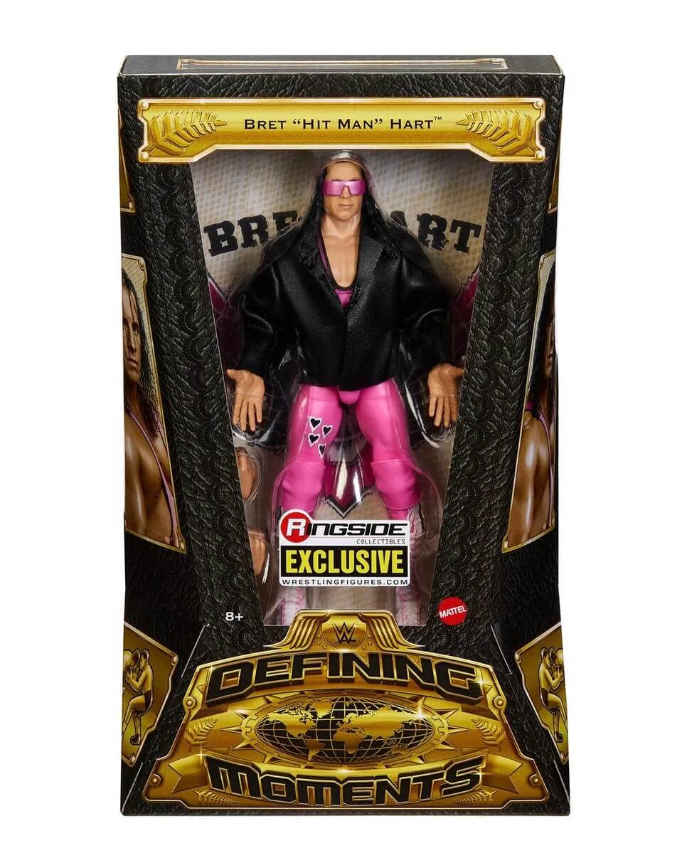 WWE Mattel Elite Defining Moments 2023 (Ringside Exclusive) - Bret "Hit Man" Hart