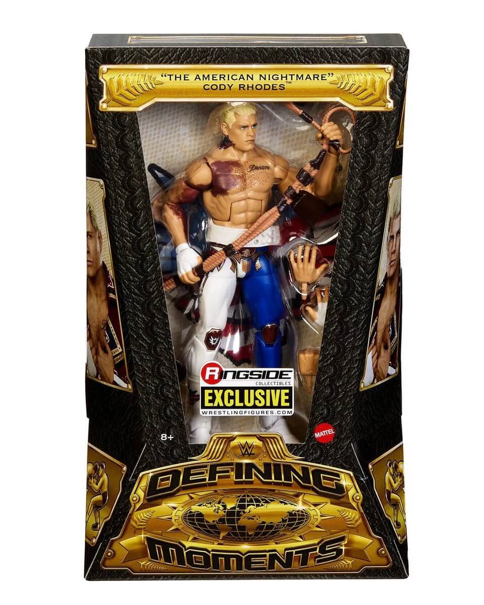 WWE Mattel Elite Defining Moments 2023 (Ringside Exclusive) -"The American Nightmare" Cody Rhodes