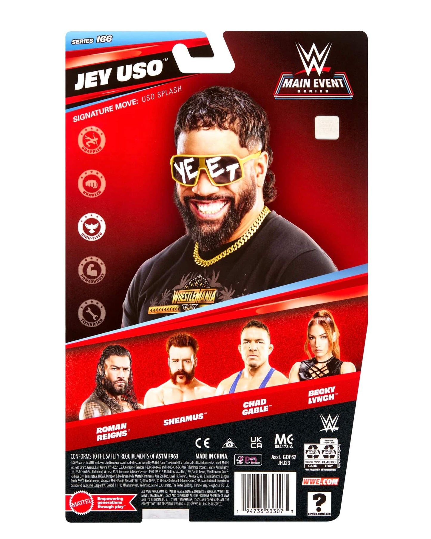 WWE Mattel Main Event 166 - Jey Uso