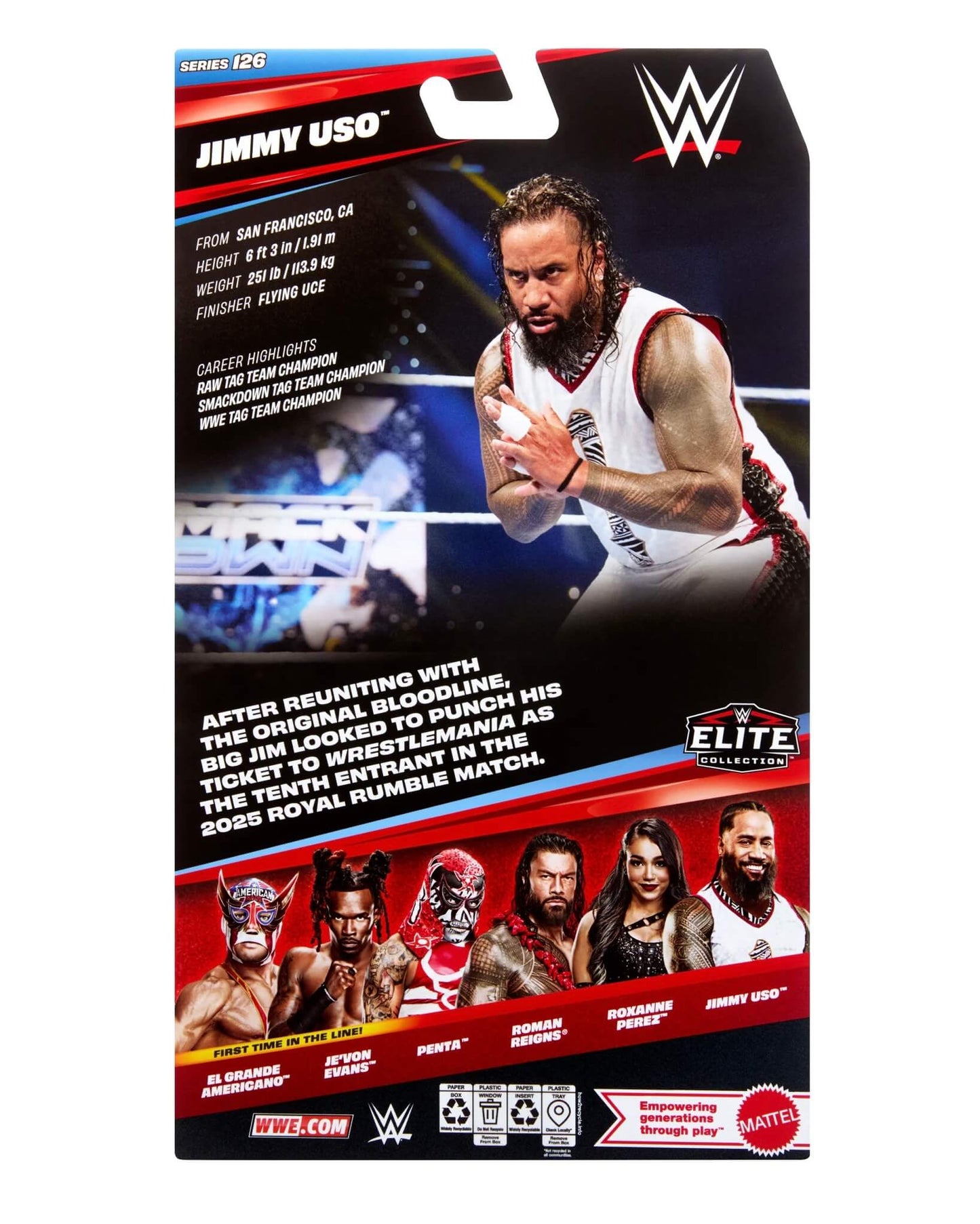 WWE Elite 126 - Jimmy Uso (Pre-Order)