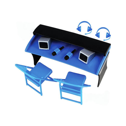 Kommentatoren Playset (blau)