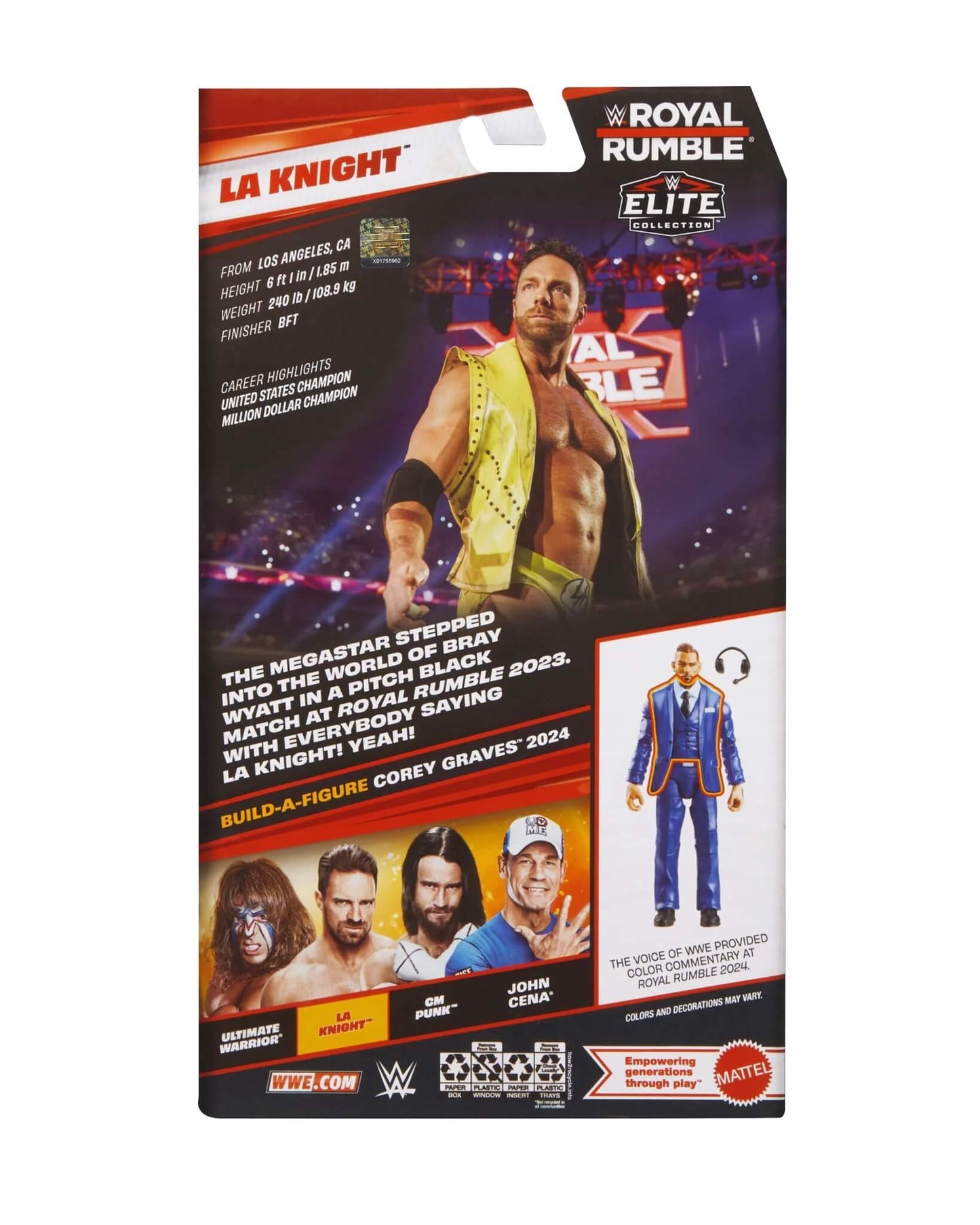 WWE Elite Royal Rumble 2025 - LA Knight