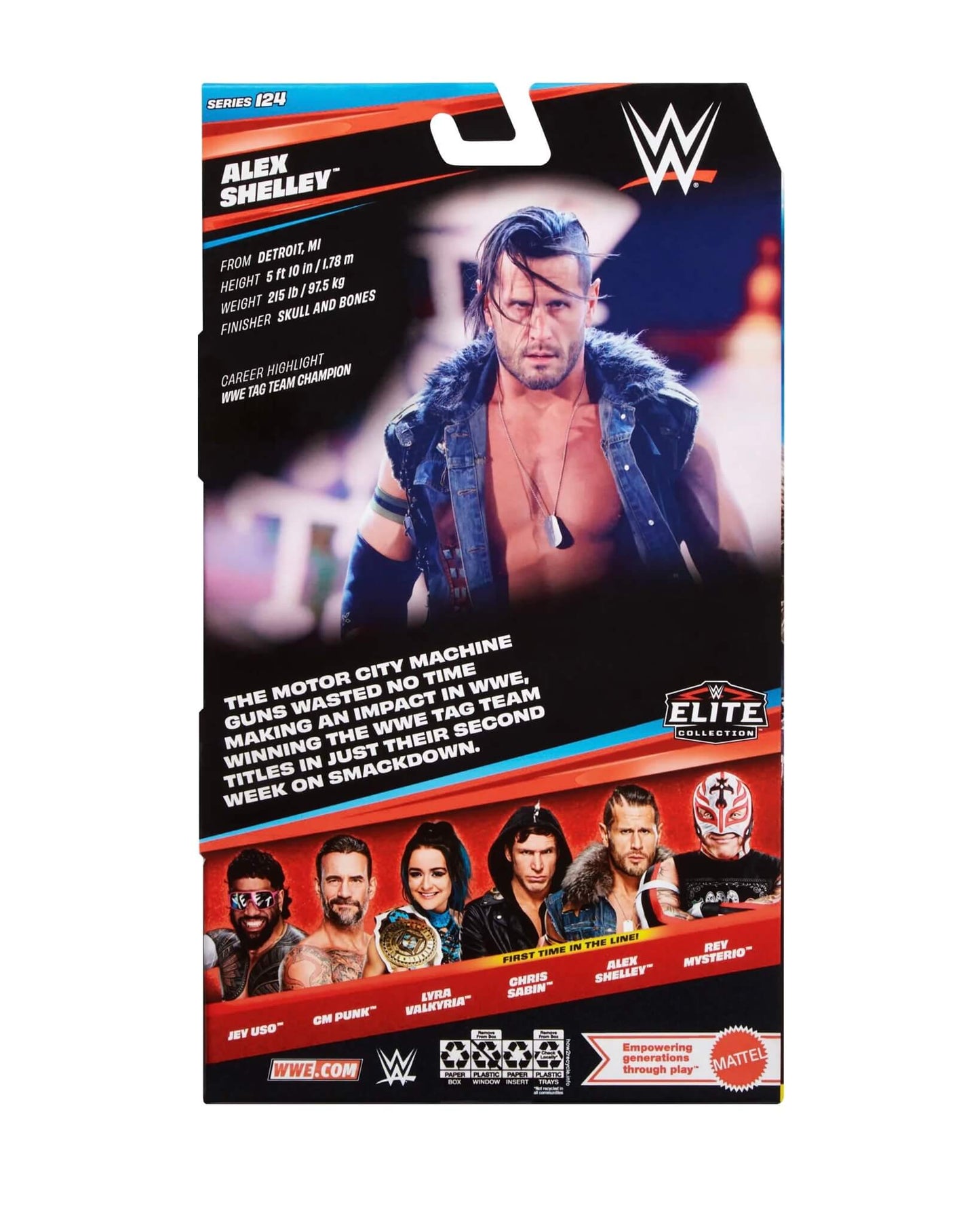 WWE Elite 124 - Motor City Machine Guns - Alex Shelly und Chris Sabin