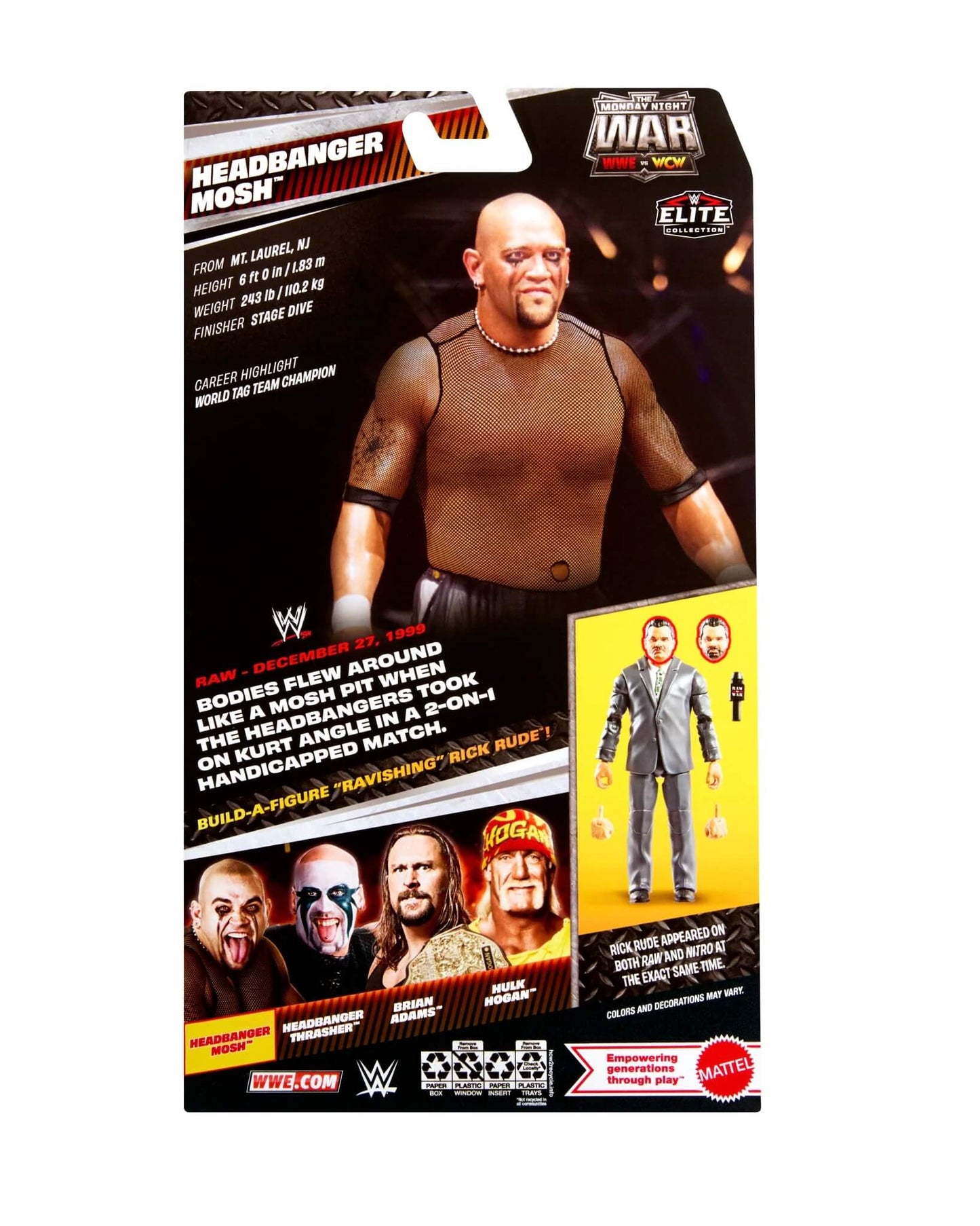 WWE Mattel Elite Monday Night War 11 - Headbanger Mosh