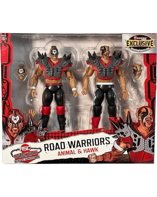 WWE Unsanctioned Classic Superstars (Ringside Exclusive) - Road Warrior: Animal & Hawk (graue Variante)