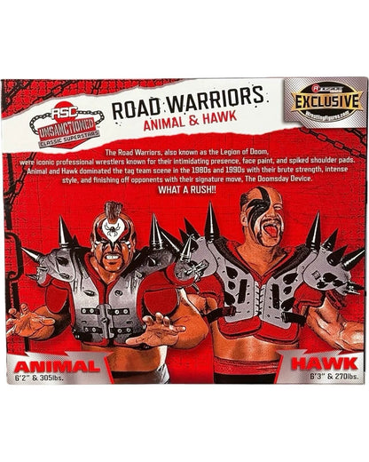 WWE Unsanctioned Classic Superstars (Ringside Exclusive) - Road Warrior: Animal & Hawk (graue Variante)