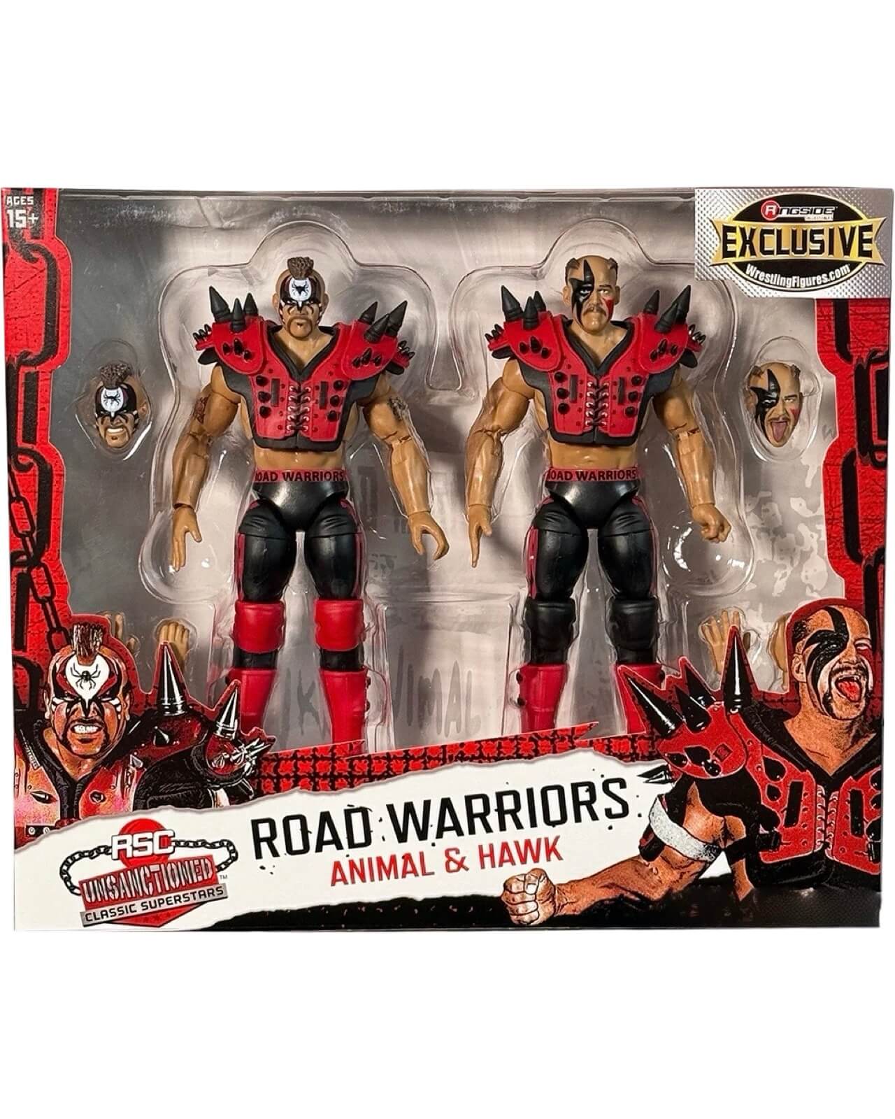 WWE Unsanctioned Classic Superstars (Ringside Exclusive) - Road Warrior: Animal & Hawk