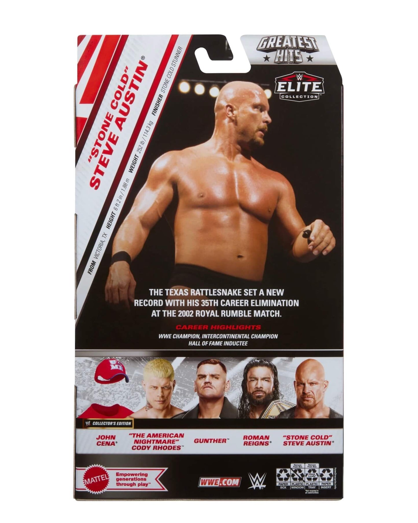 WWE Elite Greatest Hits 8 - "Stone Cold" Steve Austin