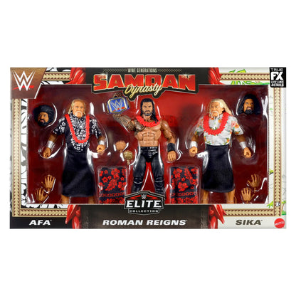 WWE Elite Samoan Dynasty 3-Pack (Exclusive) - Afa, Sika & Roman Reigns