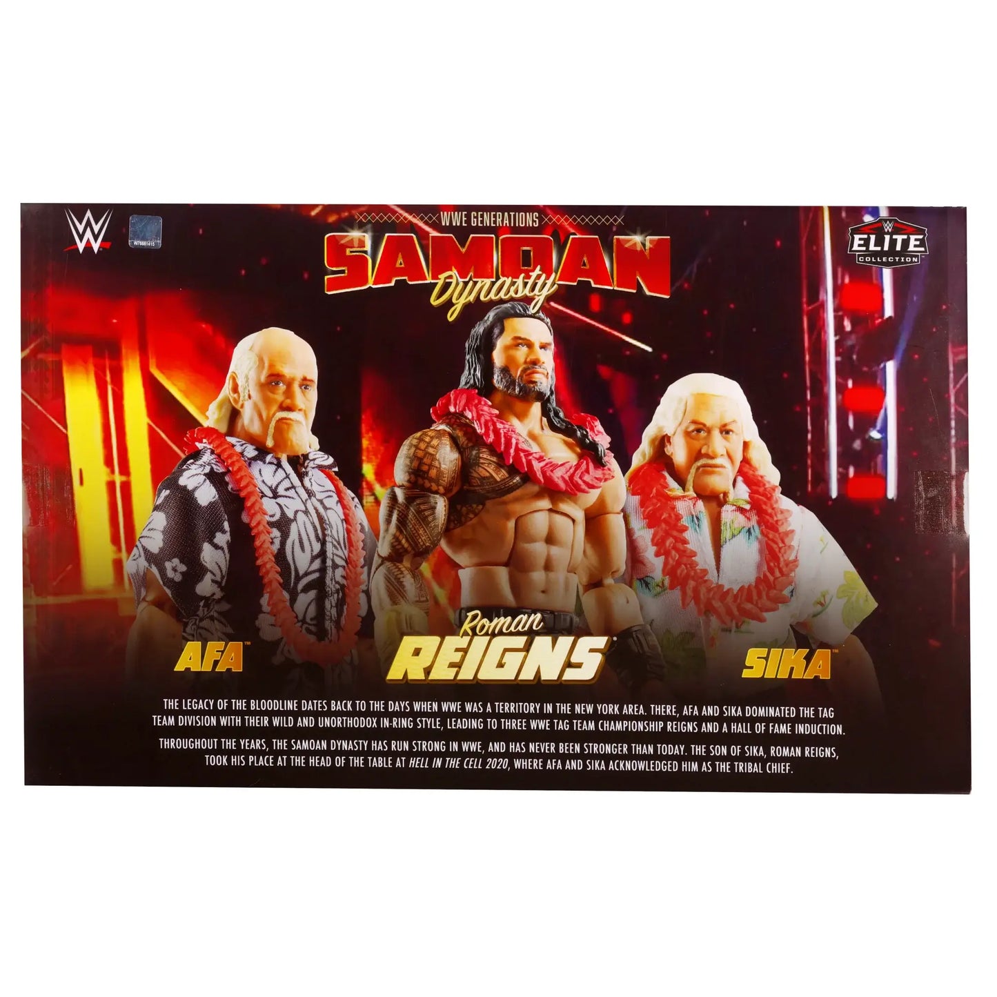 WWE Elite Samoan Dynasty 3-Pack (Exclusive) - Afa, Sika & Roman Reigns