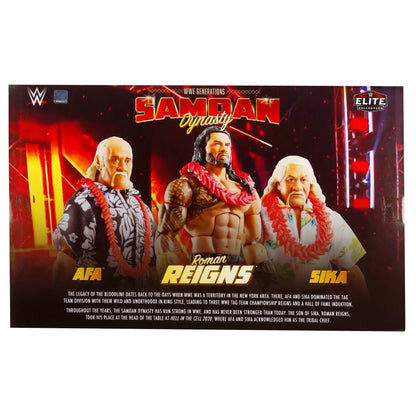 WWE Elite Samoan Dynasty 3-Pack (Exclusive) - Afa, Sika & Roman Reigns