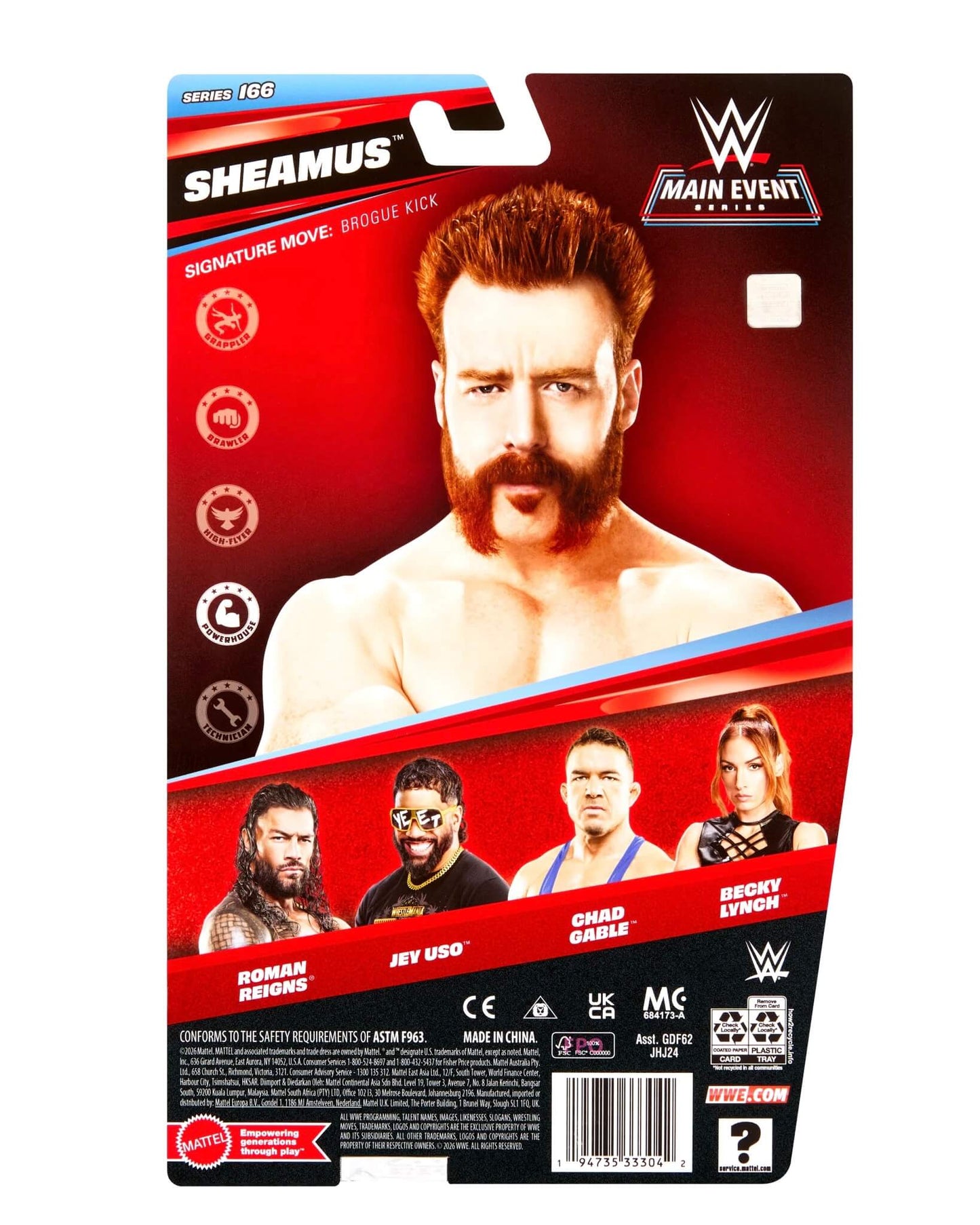 WWE Mattel Main Event 166 - Sheamus