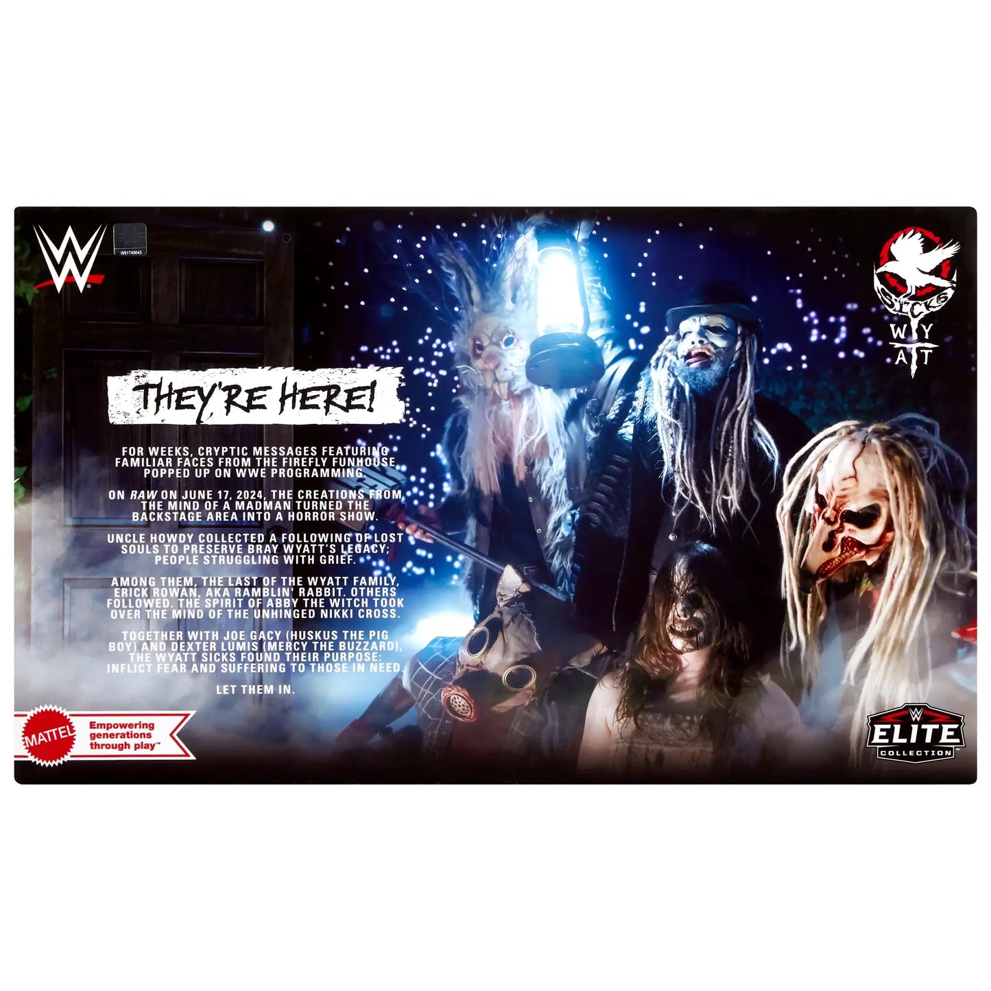 WWE Elite Exclusive 3-Pack Wyatt Sicks - Uncle Howdy, Erick Rowan & Nikki Cross