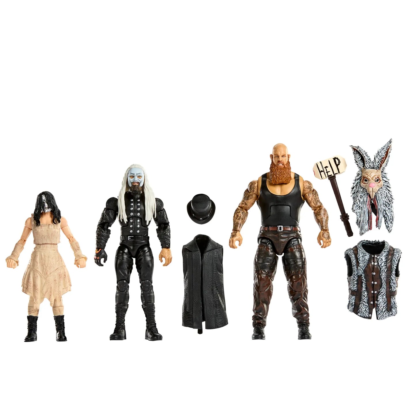 WWE Elite Exclusive 3-Pack Wyatt Sicks - Uncle Howdy, Erick Rowan & Nikki Cross