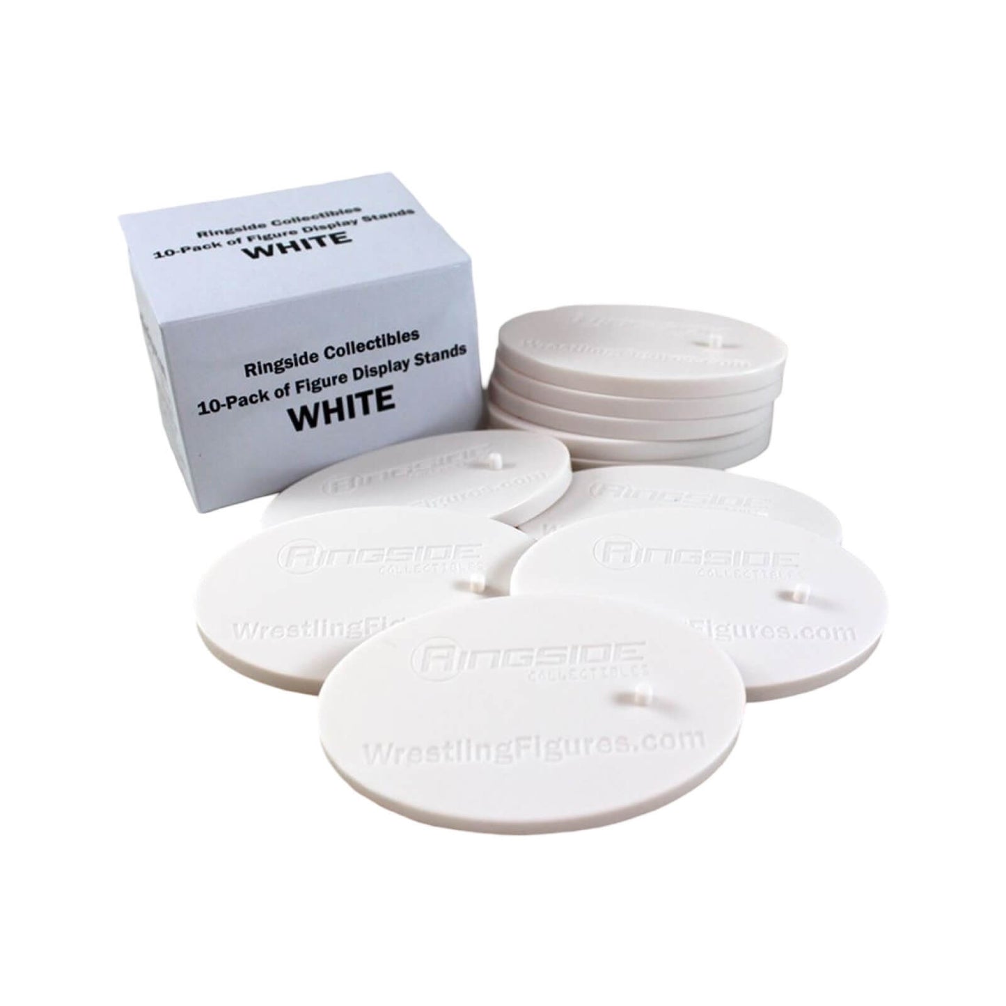 Display Stands für Mattel WWE Figuren (weiss)