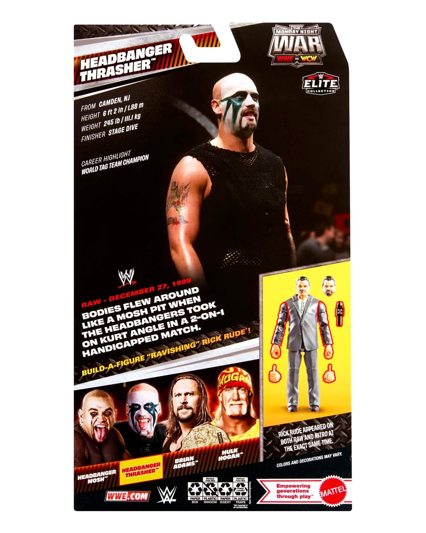 WWE Mattel Elite Monday Night War 11 - Headbanger Trasher