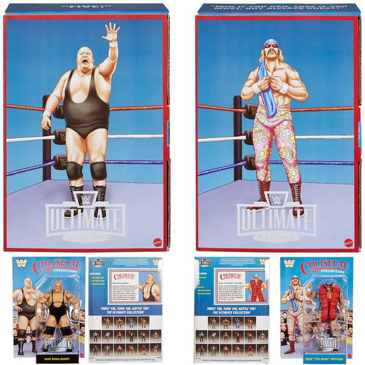 WWE 2025 Ultimate Edition Coliseum Collection Serie 8 2-Pack Ringside Exclusive - Jesse "The Body" Ventura & King Kong Bundy