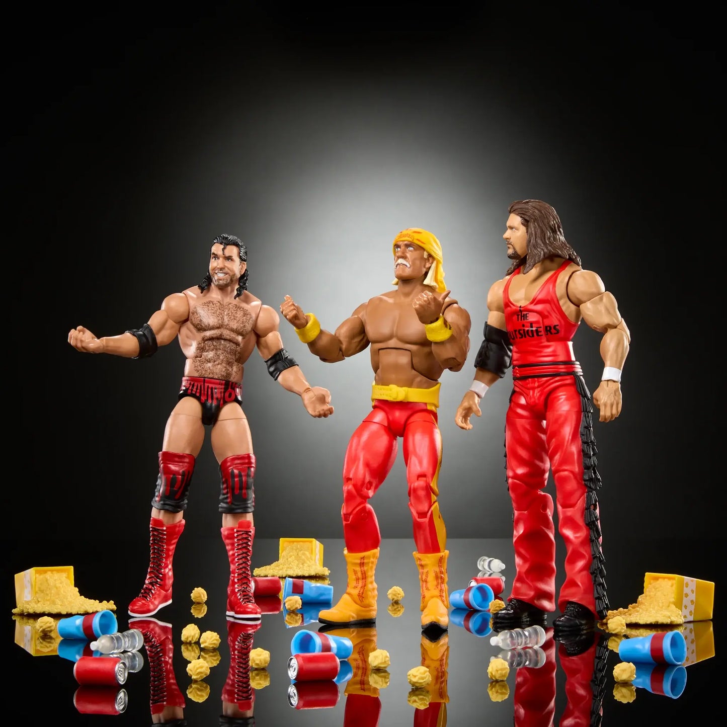 WWE Mattel Elite Bash at the Beach 3-Pack: Hulk Hogan, Scott Hall & Kevin Nash