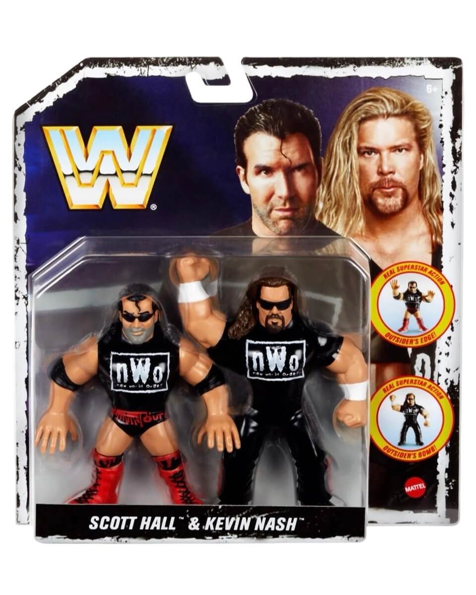 WWE Mattel Ringside Exclusive nWo Retro 4-Pack