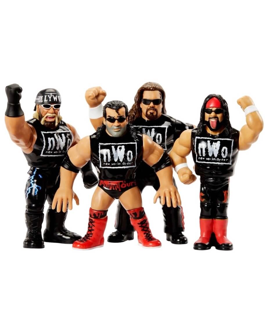 WWE Mattel Ringside Exclusive nWo Retro 4-Pack
